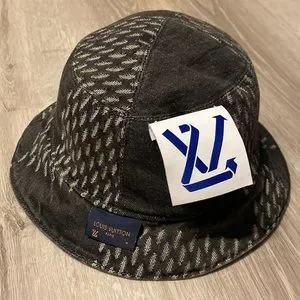 Louis Vuitton X Virgil Abloh X Nigo Collaboration Bucket Hat Virgil Abloh and Nigo main image 4